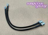 1996-2000 Toyota Chaser Mark II Cresta Suspicious Garage Steel Braided Brake Lines for JZX100